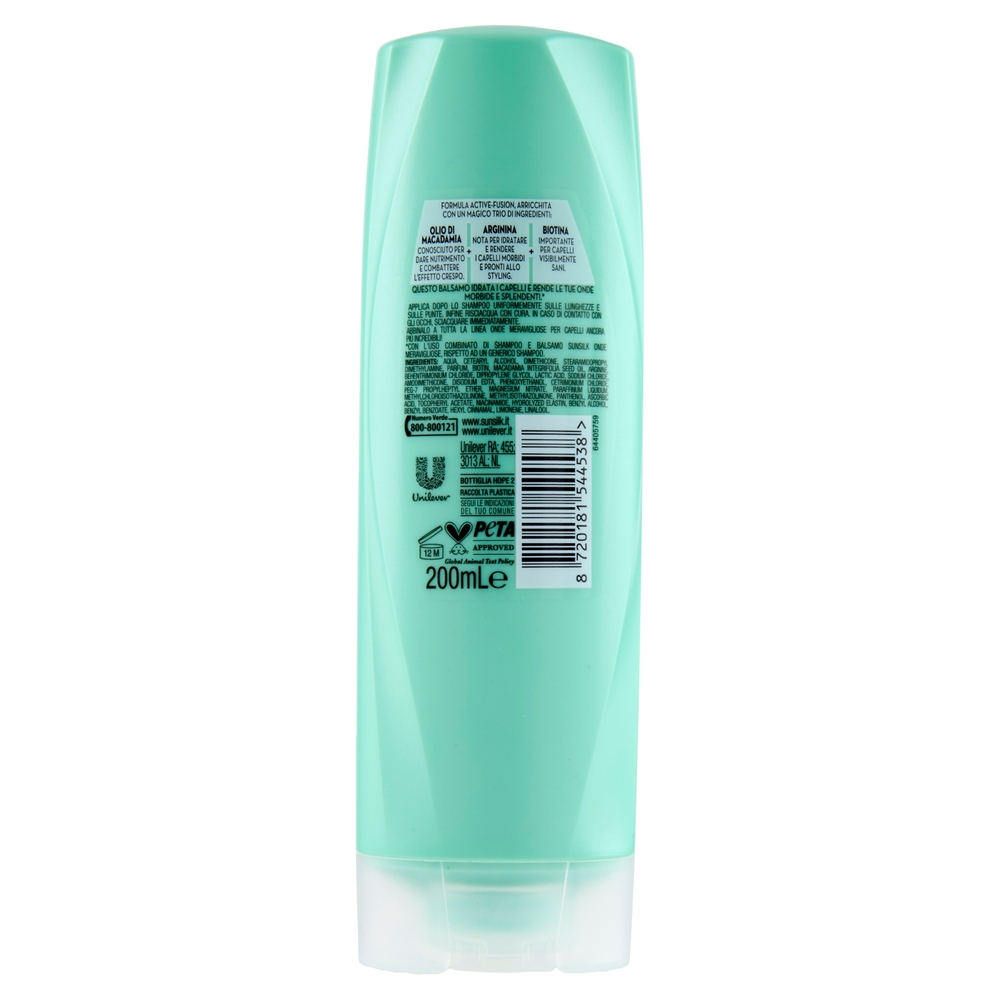 Sunsilk Onde Meravigliose Balsamo per Capelli Mossi 200 mL